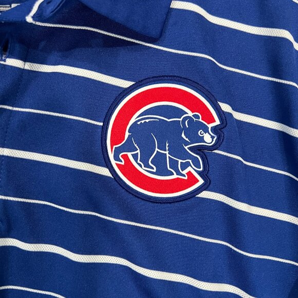 Nike Chicago Cubs Dri Fit Polo T-Shirt Short Sleeve - Picture 3 of 6